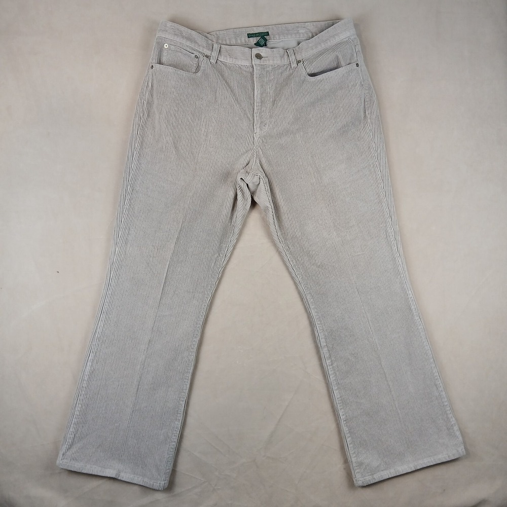 Lauren Ralph Lauren 16 36x30 Womens Pants Corduroy Has Defect 5 Pocket